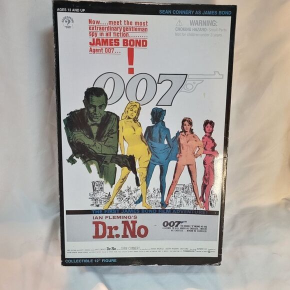 Limited Edition Sean Connery as James Bond collectible figure, with accessories